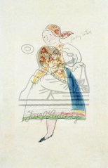 Prodaná nevěsta - kostýmní návrh IV. 1936