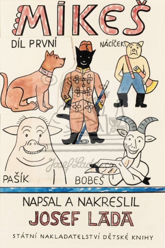 Mikeš (přebal) díl první 1957