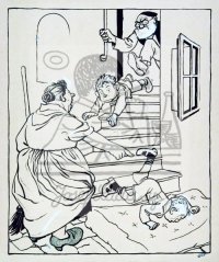 Drama na schodech 1911