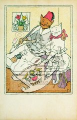 Polednice Emporium - Kočičí rodinka 1917