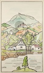 Rybník pod chalupami 1927