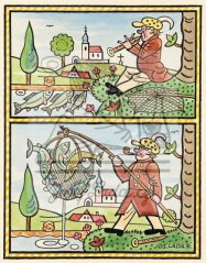 Ezopské bajky - O rybáři a rybách 1931