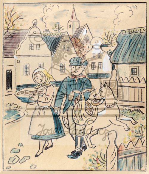 To je naše posvícení, kolem 1940