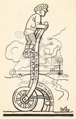 Pestrý týden - Trakař jako rozhledna 1927