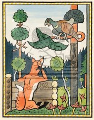 Ezopské bajky - O lišce a tetřevu 1931