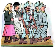 Osudy dobého vojáka Švejka - Podivný průvod 1953-4