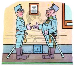 Osudy dobého vojáka Švejka - Kadet Biegler a hejtman Ságner 1953-4