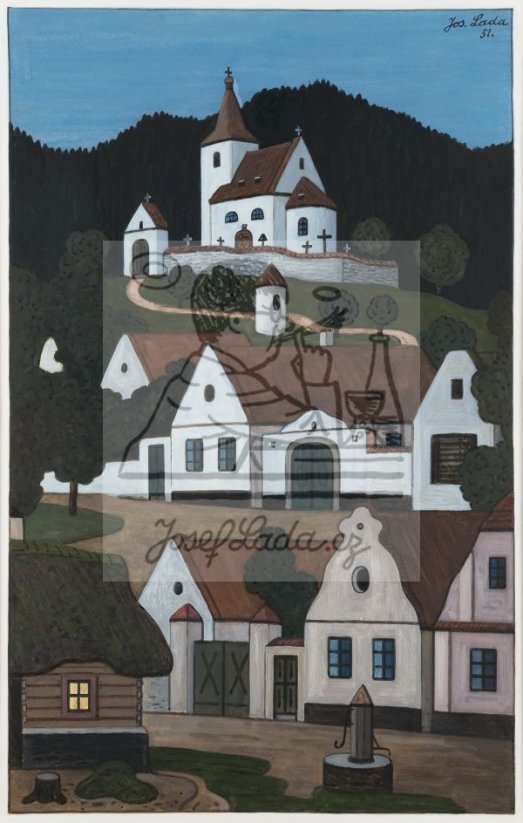 Měsíční náves 1951