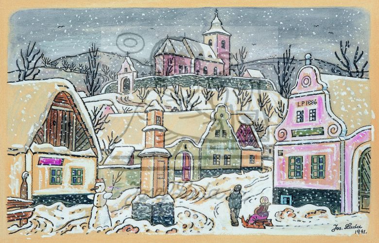 Zima na vsi 1941