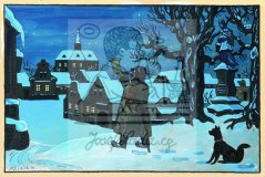 Štědrovečerní noc (Ponocný troubí) 1936