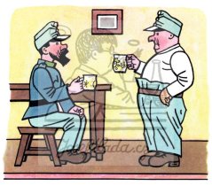Osudy dobého vojáka Švejka - Švejk hovoří s ordonancí 1953-4