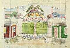 O kocourovi Mikešovi, který mluvil - scénický návrh III. 1940