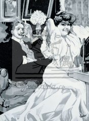 Dáma u toaletky, kolem 1908