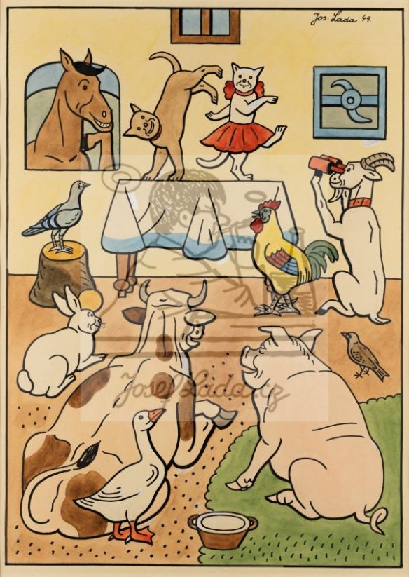 Ladův veselý přírodopis - Divadlo na dvoře 1949