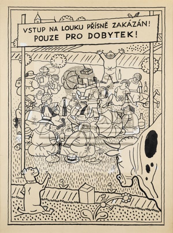 Vstup na louku přísně zakázán! 1929