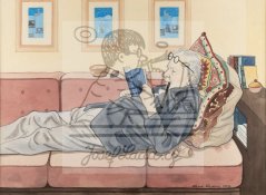 Josef Lada odpočívá 1952