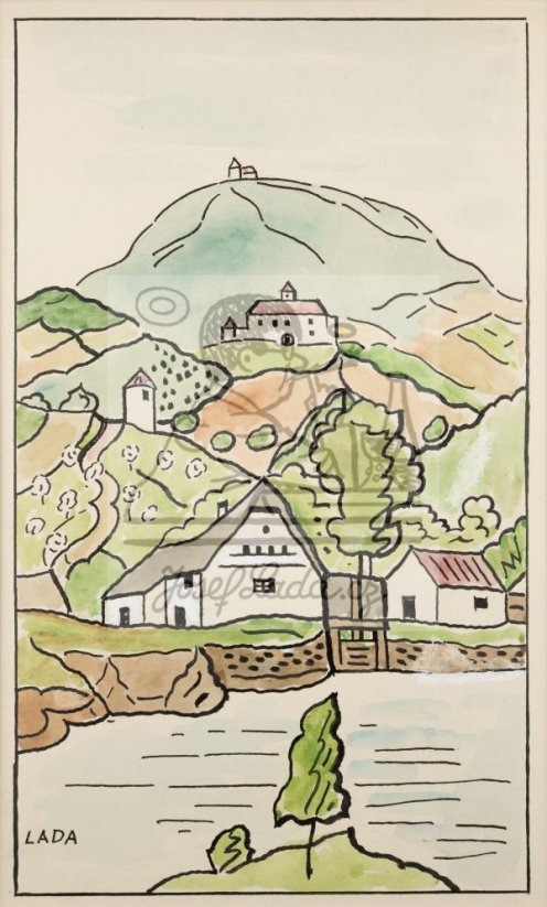 Rybník pod chalupami 1927