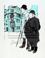 Pánové na vycházce 1909