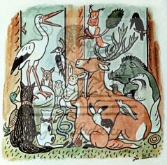 zvířata schůzují 1940