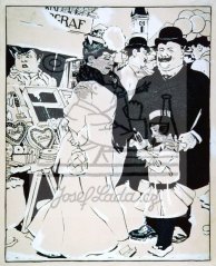 Na matějské pouti 1909