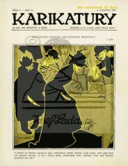 Karikatury - Dušičkové zjevení policejního ředitele 1909