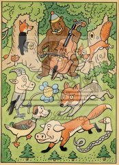 Ladův veselý přírodopis - Lesní ples 1949