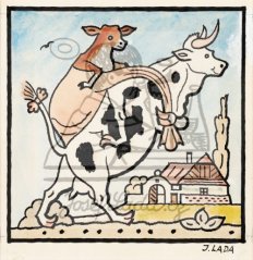 Halekačky naší Kačky - Naše kráva strakatá 1932