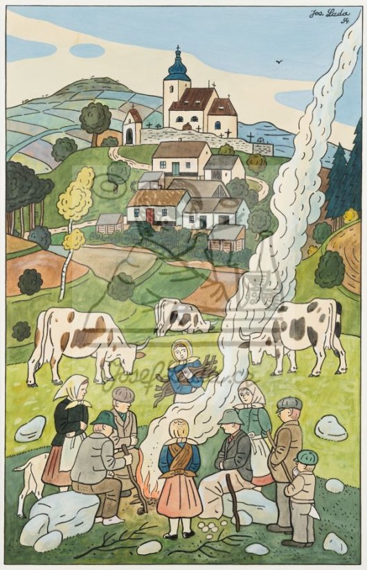 U ohníčku 1954