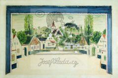 Prodaná nevěsta - scénický návrh II. 1936