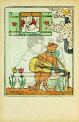 Pohlednie Emporium - Zamilovaný kocour 1917