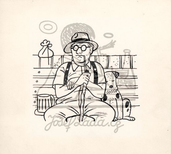 Můj táta Josef Lada - Byl tátovi stálým společníkem 1963