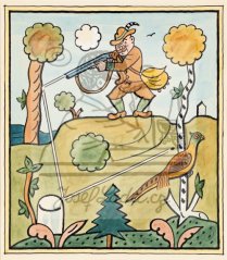 Kvítko z čertovy zahrádky - Jak champion na kulečníku střílí bažanty 1933