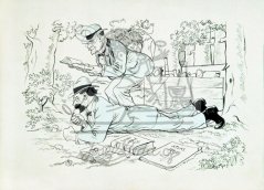 Profesoři na houbách 1915