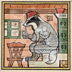 Ladovy veselé učebnice: Savci - Jezevec 1925