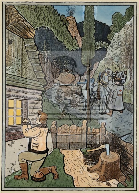 Dvanáct pohádek z onoho světa - Anděl čeledín 1921
