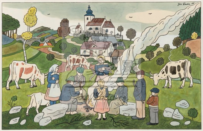U ohníčku 1955