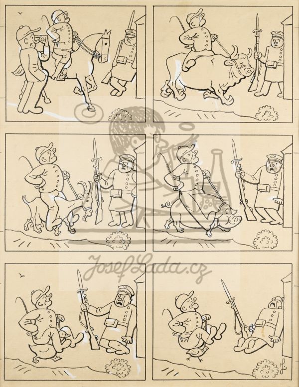 Prohnaný podloudník kolem 1920
