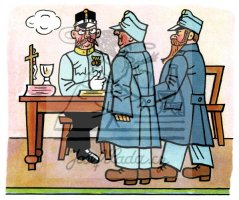 Osudy dobého vojáka Švejka - Švejk s Vodičkou u divizního soudu 1953-4