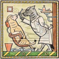 Ladovy veselé učebnice: Savci - Vlk a ovce 1932