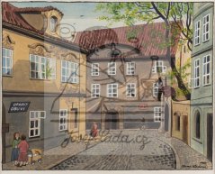 Lázeňská ulice 1954