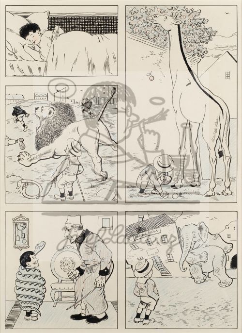 Humoristické listy - Sen malého Toníčka 1916