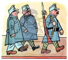 Osudy dobého vojáka Švejka - Eskorta vede Švejka s Markem 1953-4